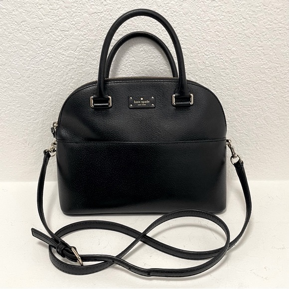 🆕Kate Spade ♠️ Grove Street Carli - Dome Crossbody Satchel - Black - Picture 2 of 15